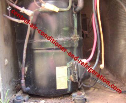 Sealed HVAC hermetic compressor