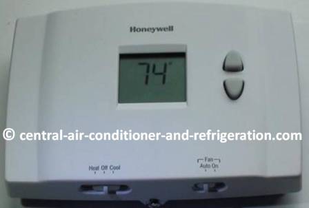 Digital HVAC thermostat