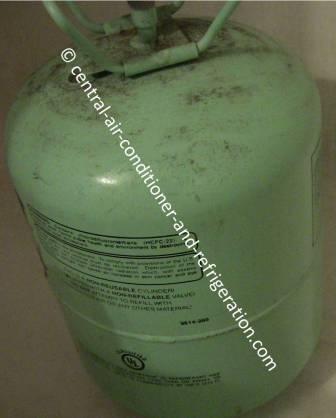 R22 refrigerant tank