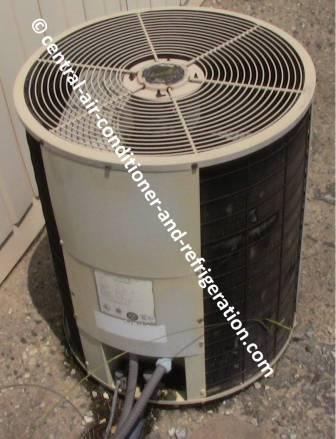 Round HVAC condenser